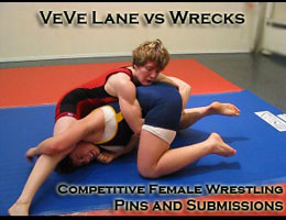 VeVe vs Wrecks: Competitive Female Wrestling