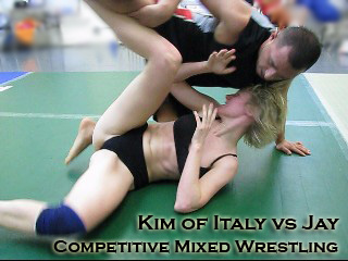 Mixed Wrestling: Kim of Italy vs Jay