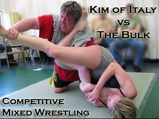 Mixed Wrestling: Kim of Italy vs The Bulk