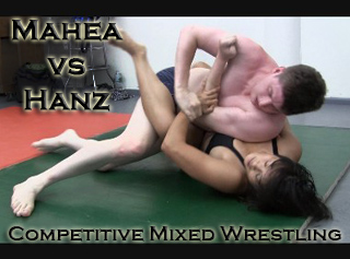 Mahea vs Hanz: Competitive Mixed Wrestling