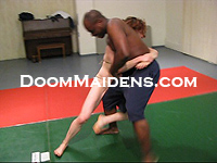 VeVe vs Adrian: Competitive Mixed Wrestling